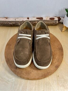 Ariat Hilo Casual Slip-On Shoes - Brown Suede - Size 6C